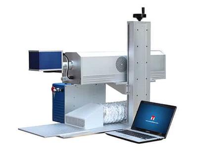 CO2 laser marking machine with USA RF metal tube